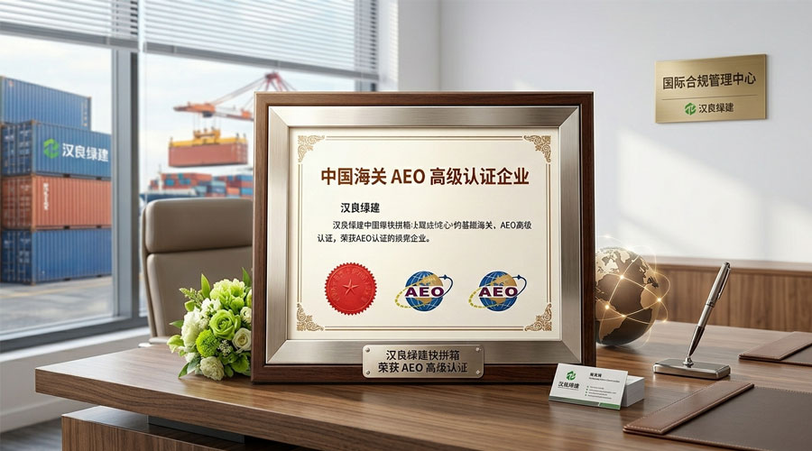 漢良綠建快拼箱榮膺海關(guān) AEO 高級(jí)認(rèn)證：拿下“全球貿(mào)易綠卡”！